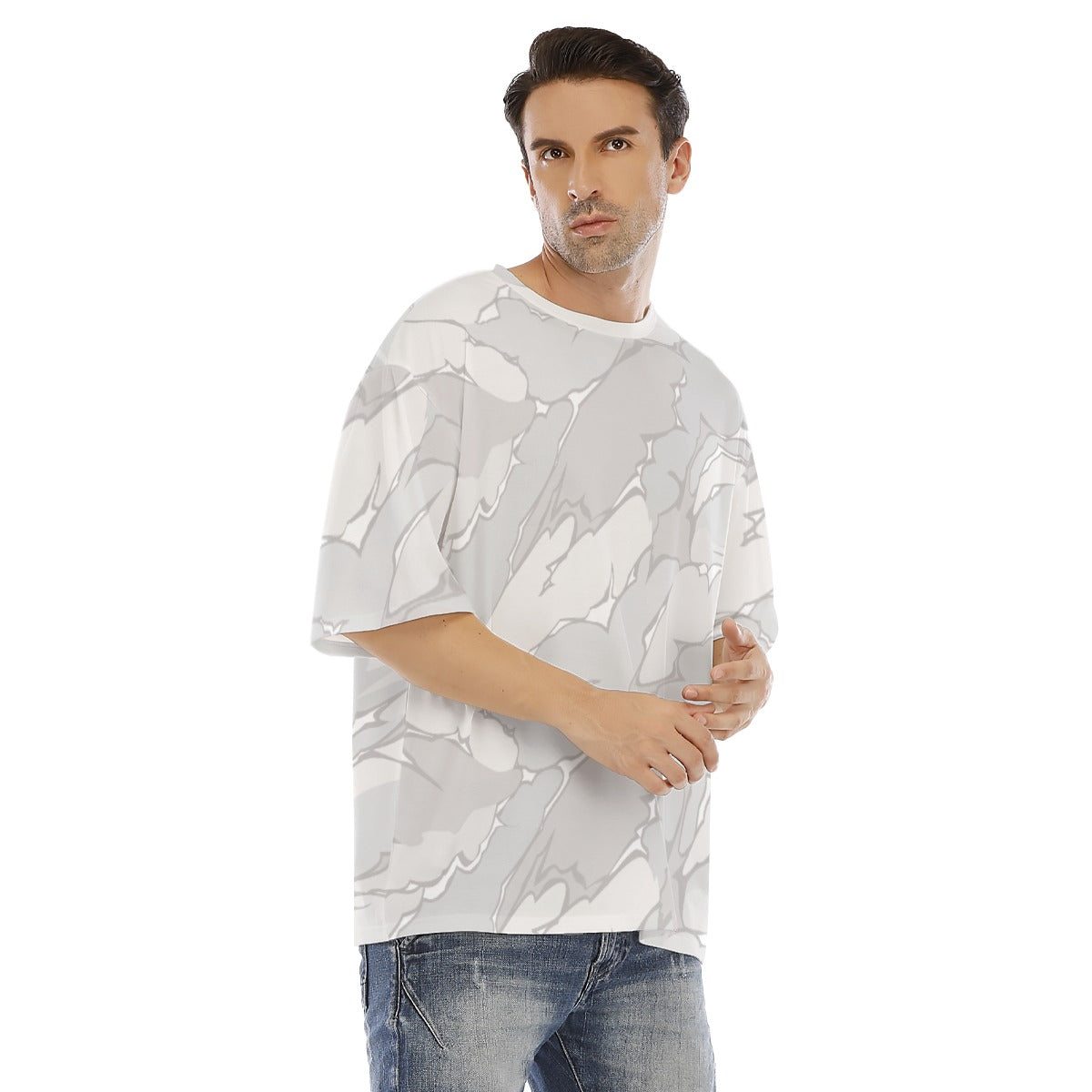 Lava Rush - Men's Drop Shoulder T-shirt With Short Sleeve