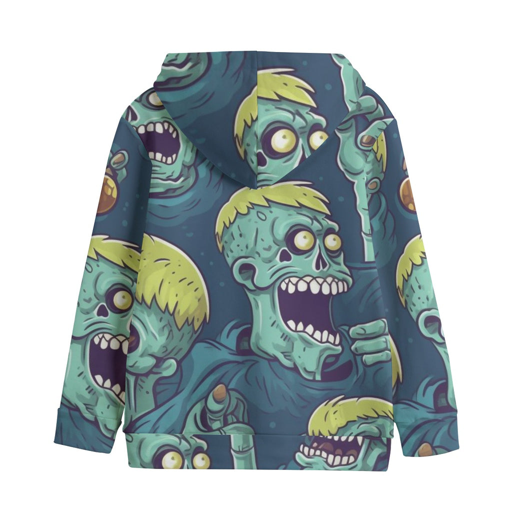 Zombie XVII - Kid's Heavyweight Pullover Hoodie
