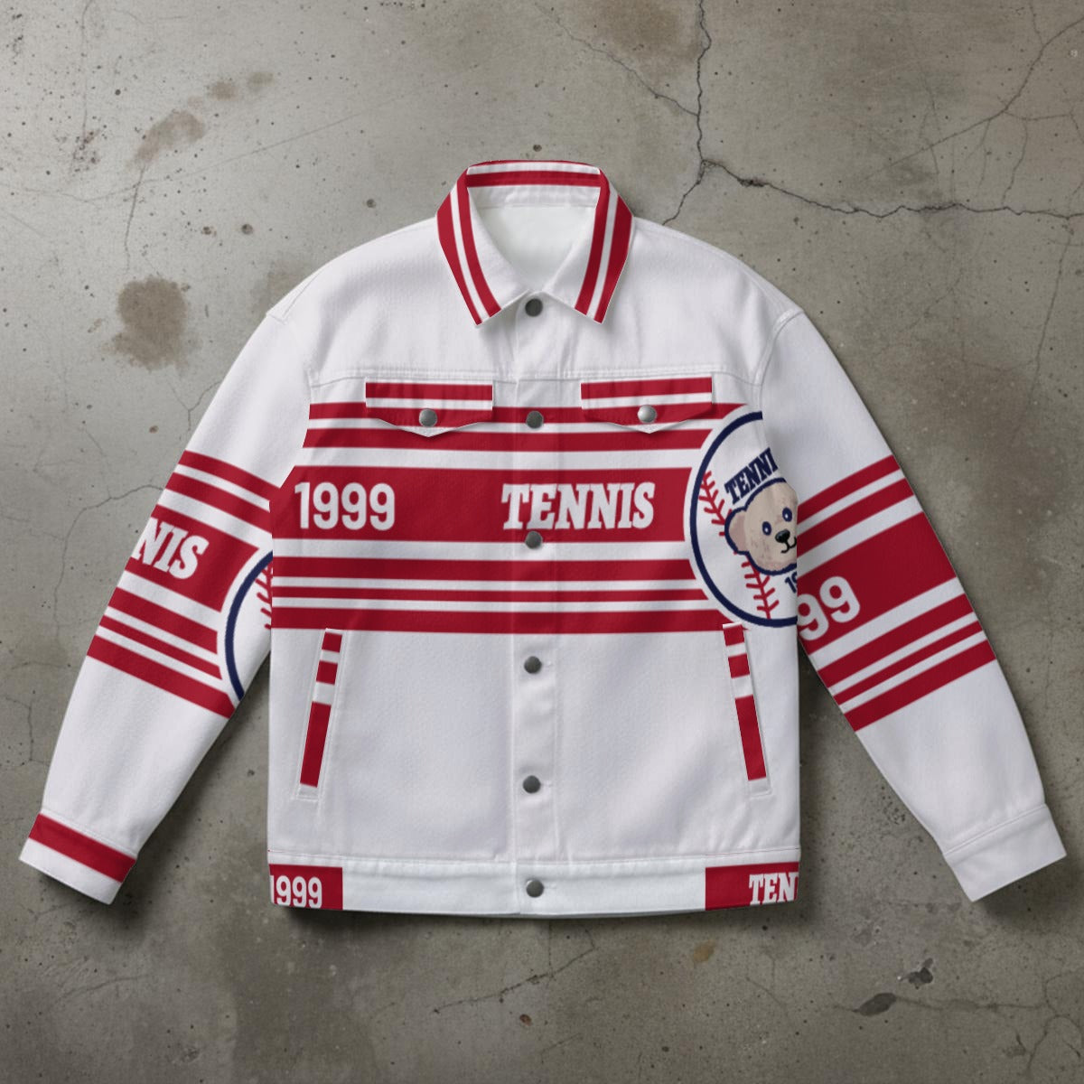 Tennis 99 - Unisex Collared Jacket