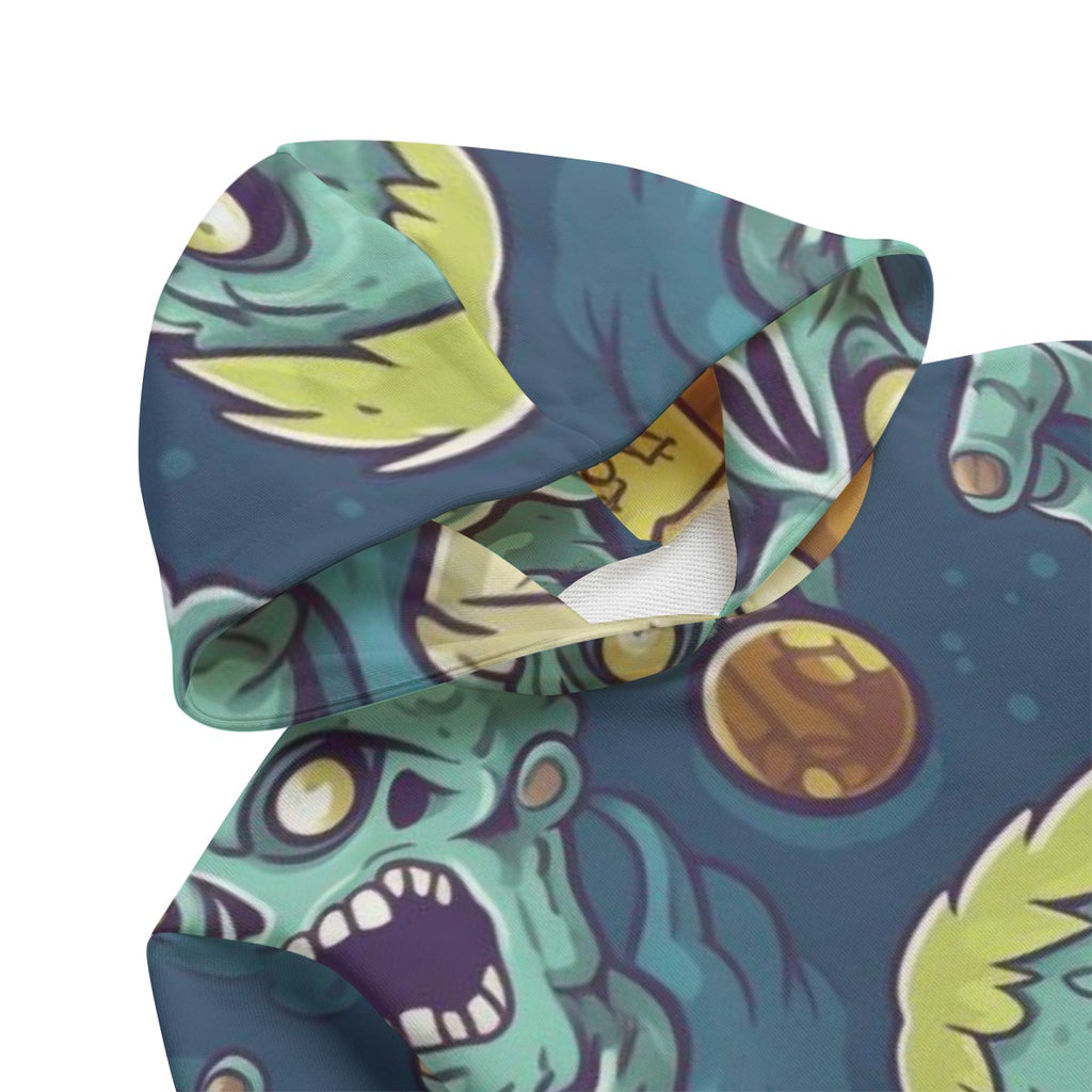Zombie XVII - Kid's Heavyweight Pullover Hoodie