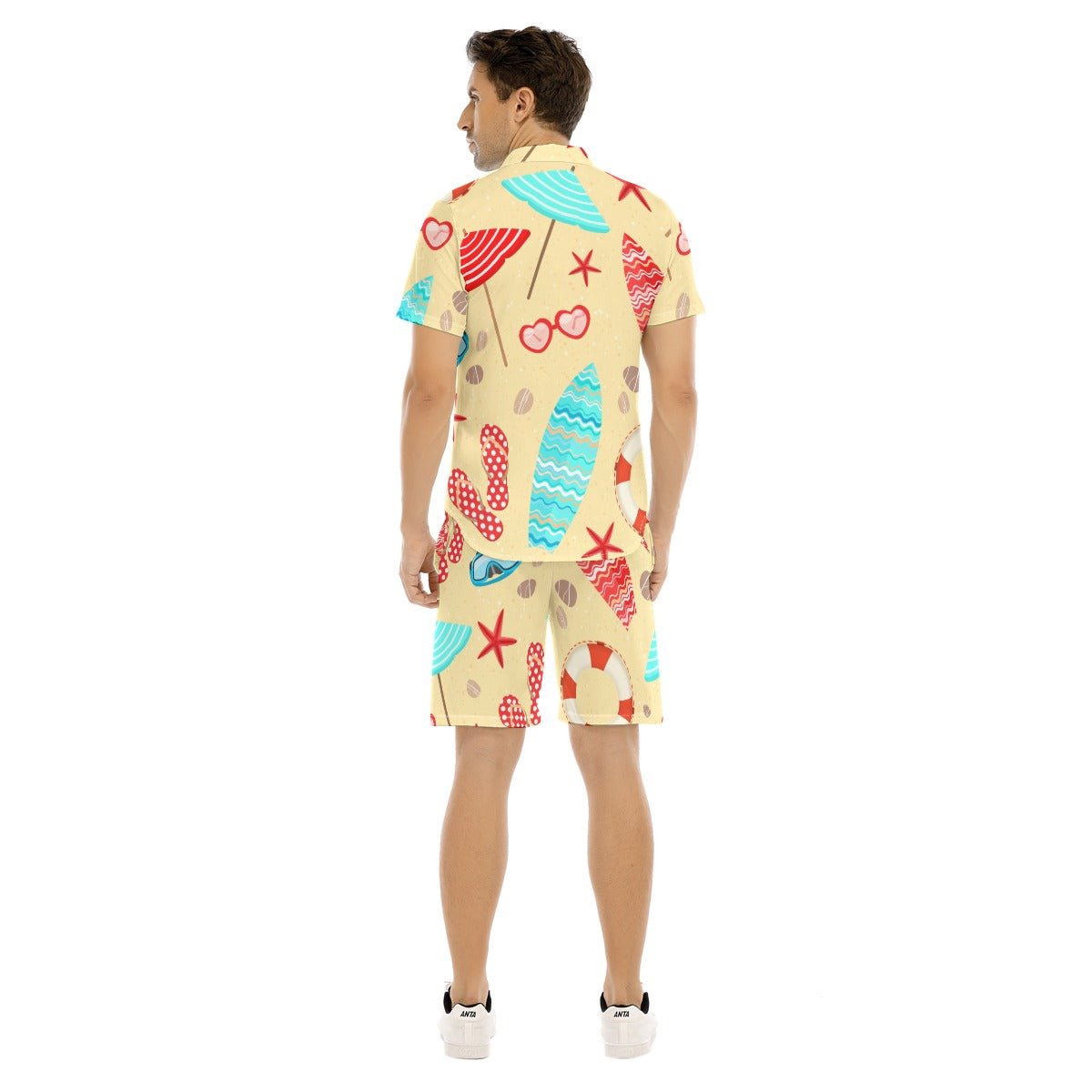 Shore Sand- Men's Short Sleeve Shirt Set