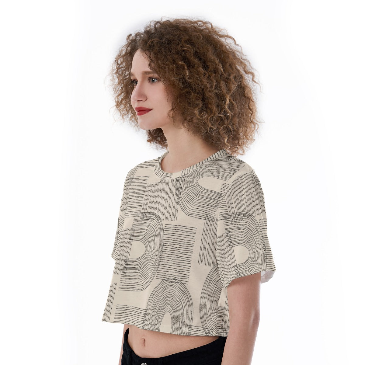 Structured Muse - Cropped T-Shirt