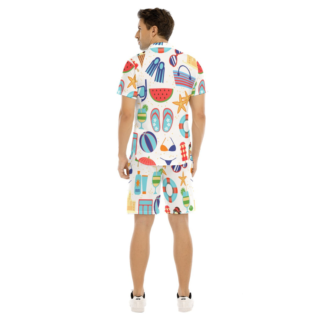 Aqua-Rizz - Men's Short Sleeve Shirt Set