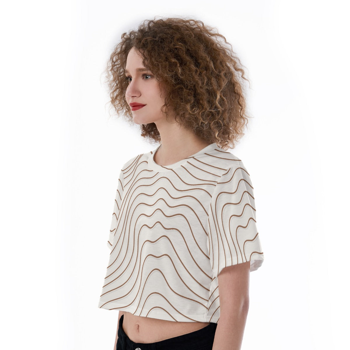 Sands of Line - Cropped T-Shirt