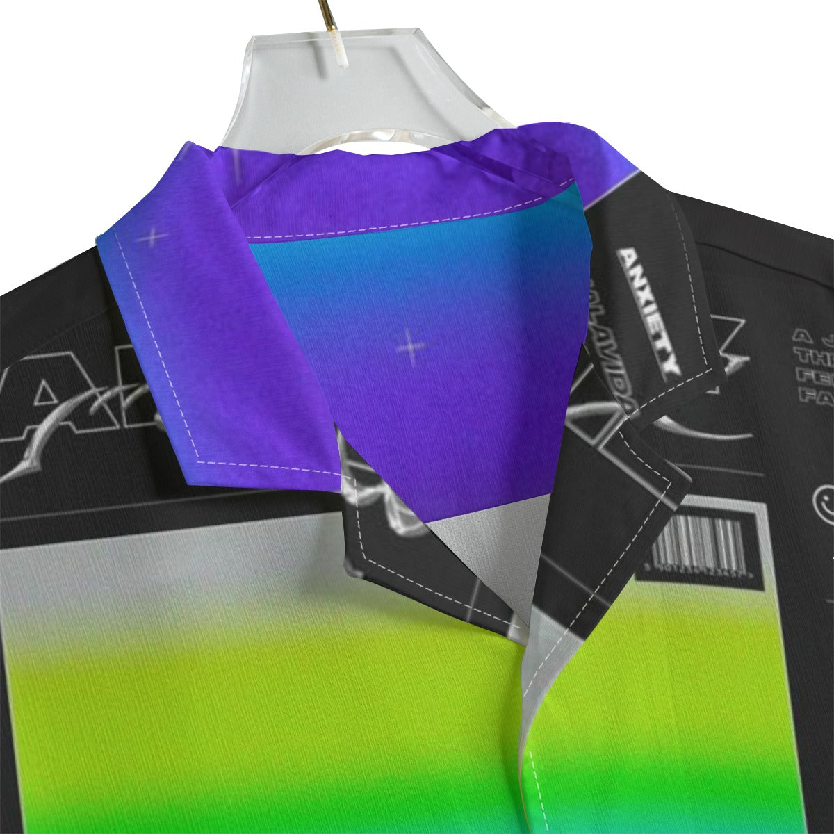 Polaroid Anxiety - Men's Textured Clubwear Shirt