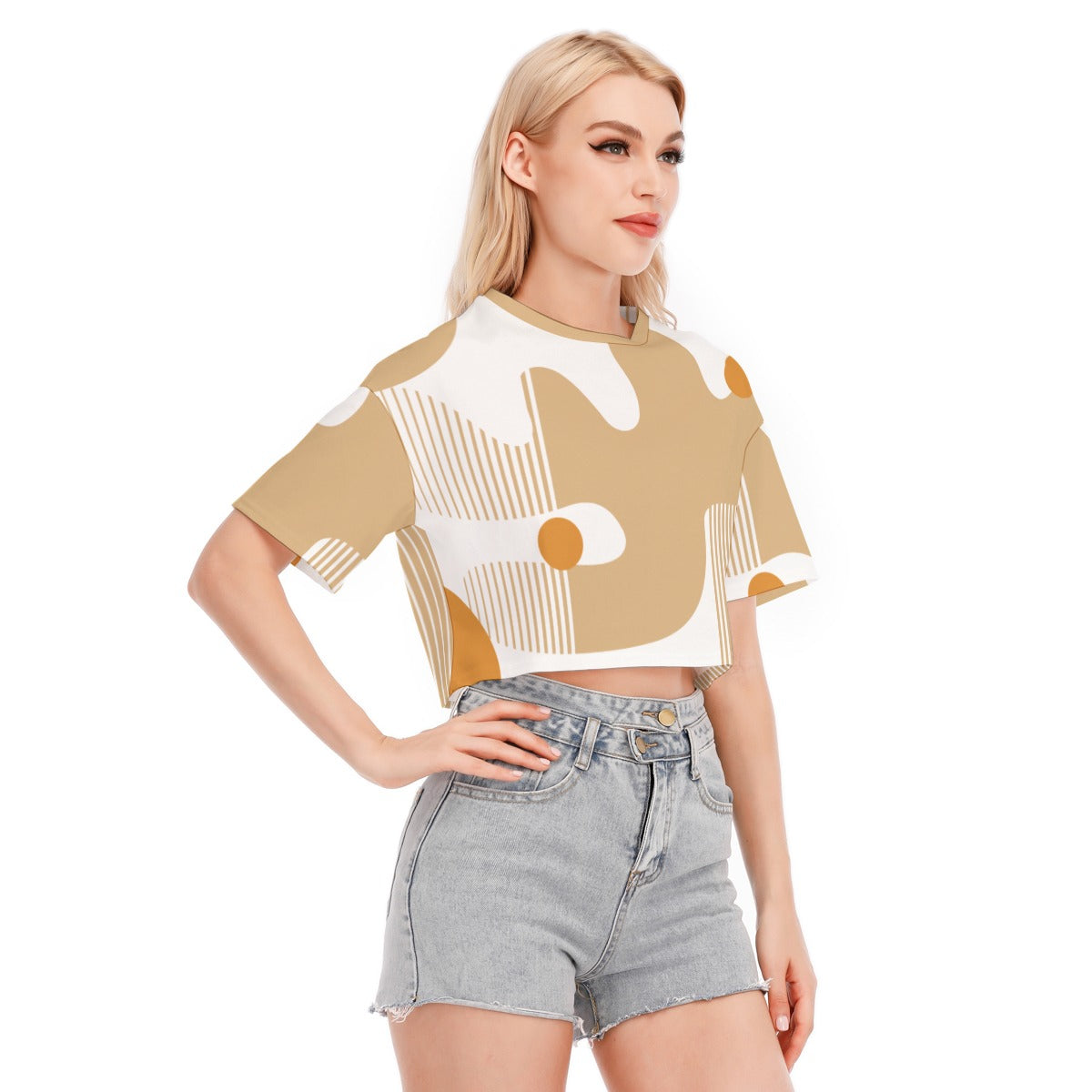 Formshift - Women's Cropped T-shirt - 100% Cotton