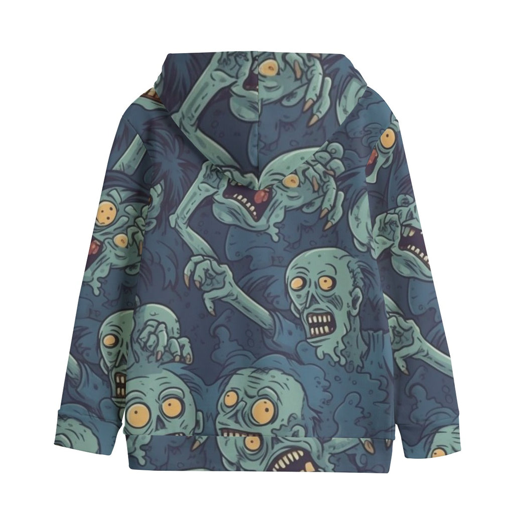 Zombie X - Kid's Heavyweight Pullover Hoodie