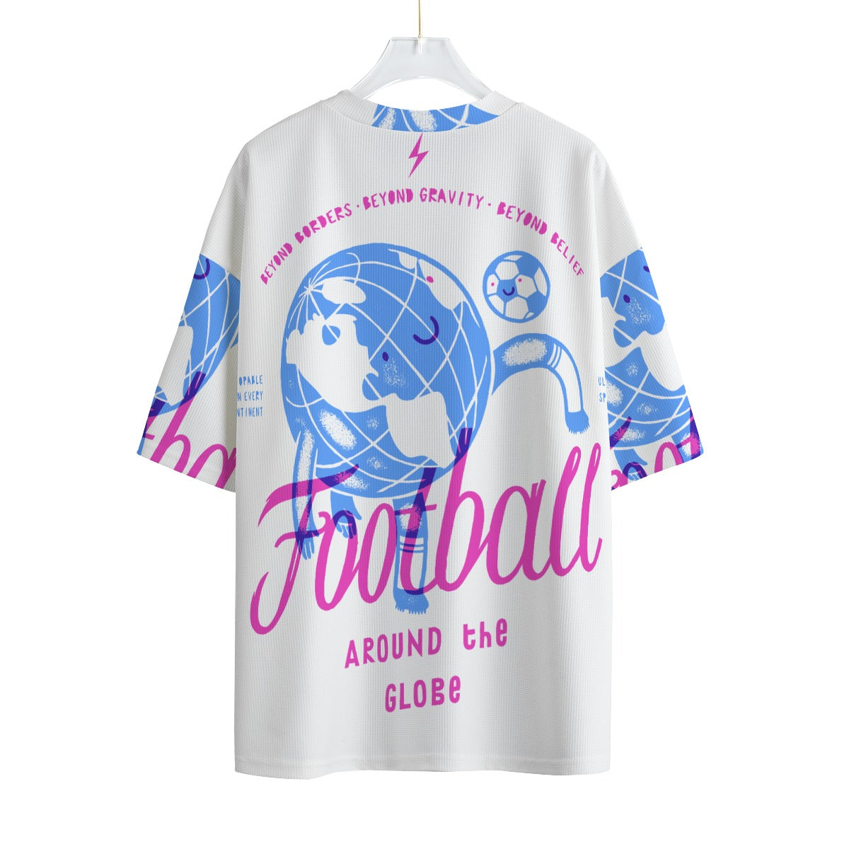 Neon Football - Unisex Drop-shoulder T-shirt