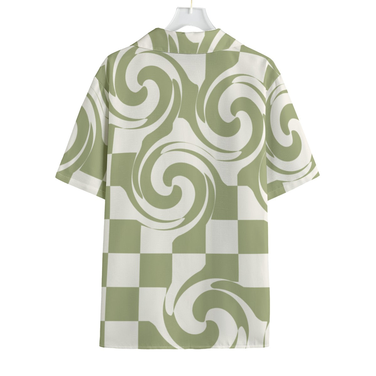 Nested Calm -  Men's Faux Linen Hawaiian Shirt