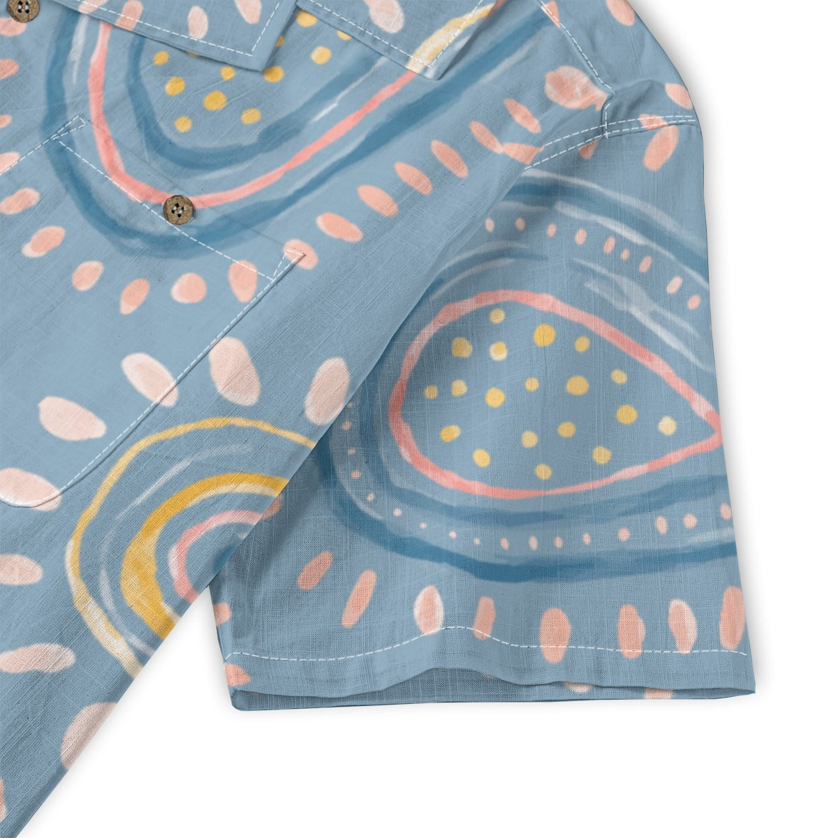 Retro Indian Print XI - Designer Shirt - 100% Cotton