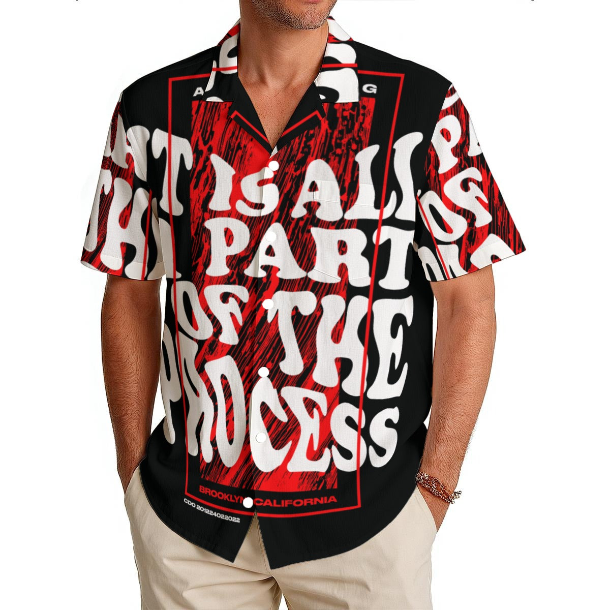 Part of the Process - Men's Clubwear Shirt