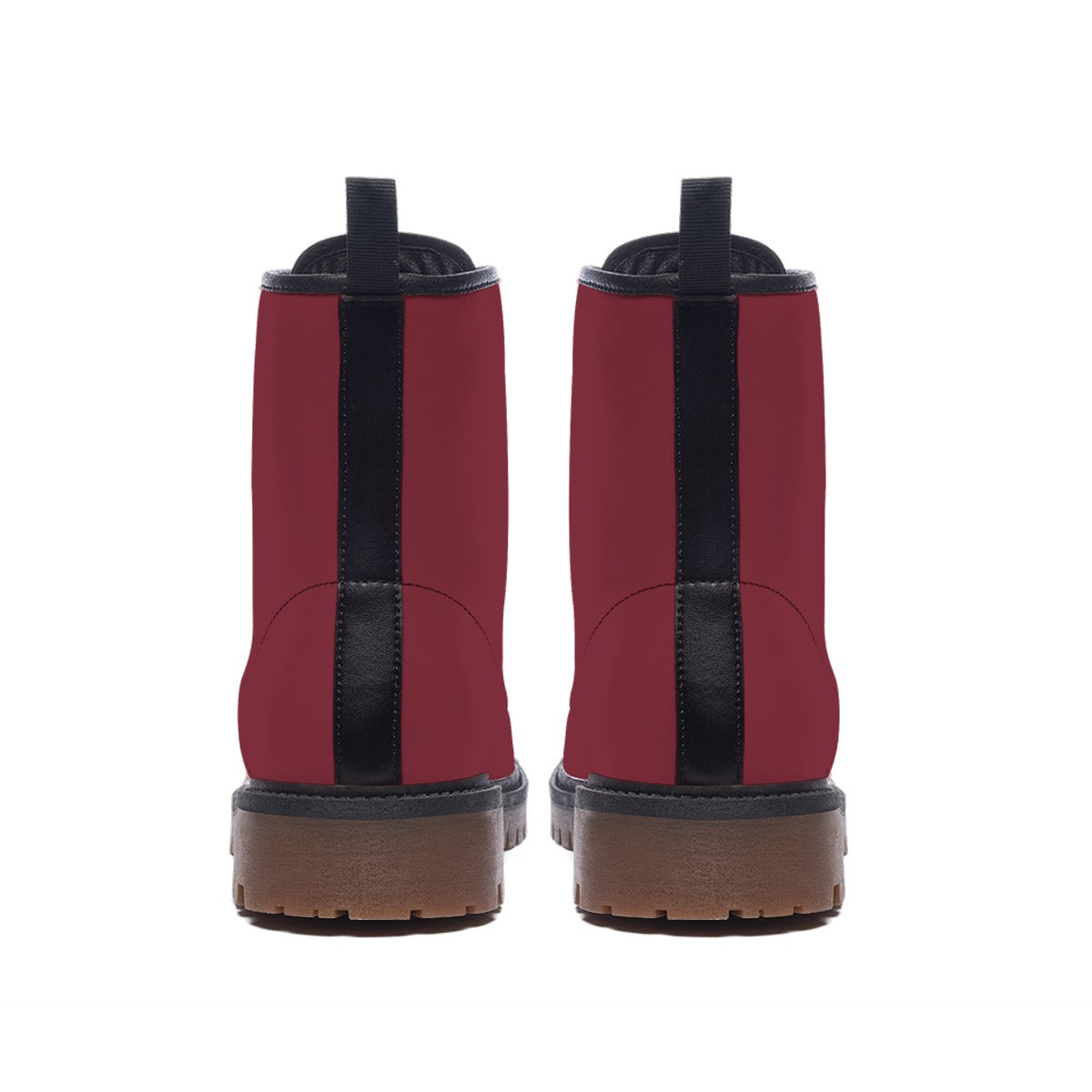 Plum Red - Men's Martin Short Boots