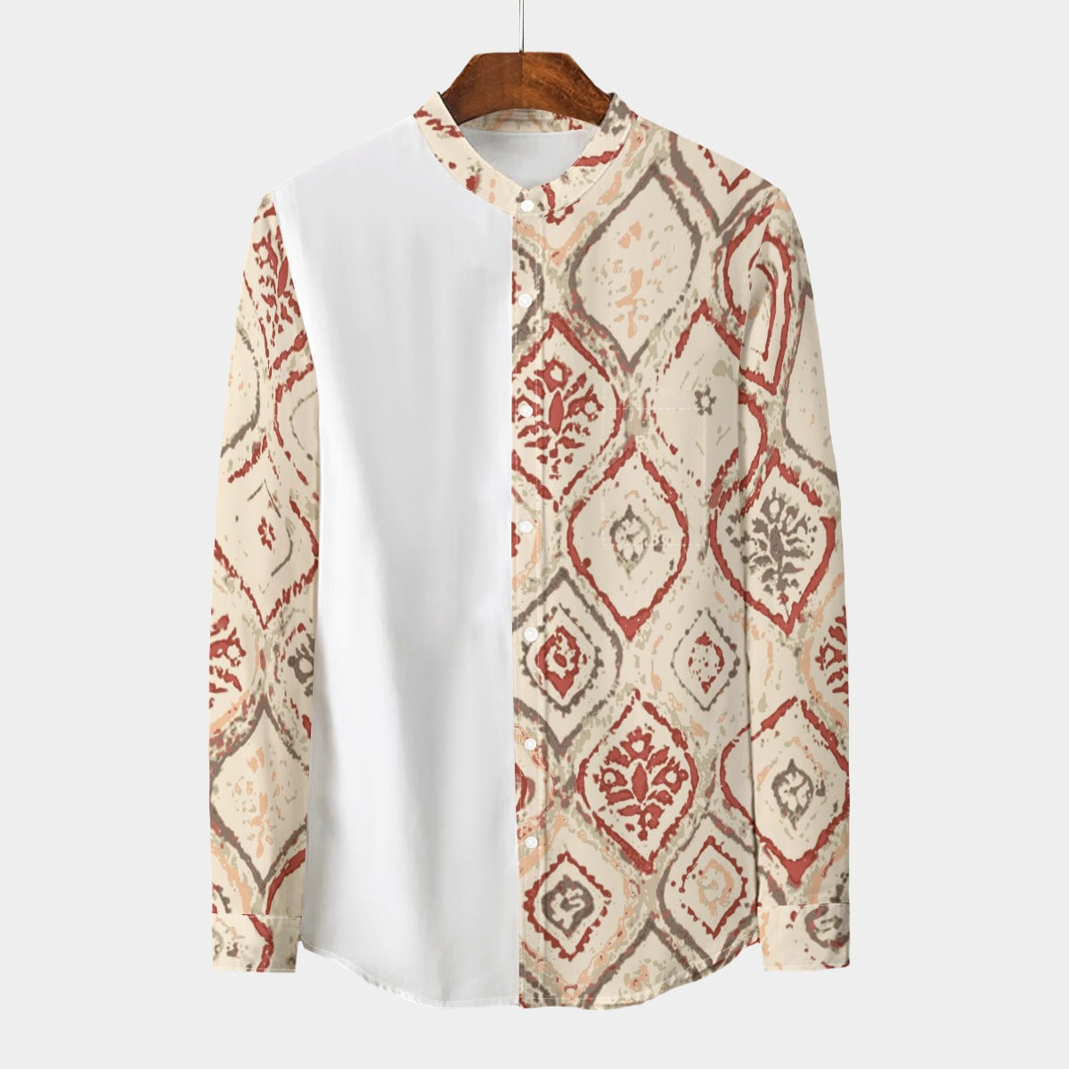 Retro Indian Print III- Designer Shirt