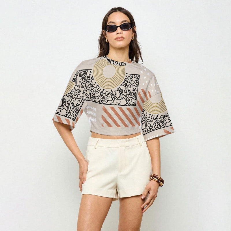 Desert Eclipse - Women’s Casual Crop Top