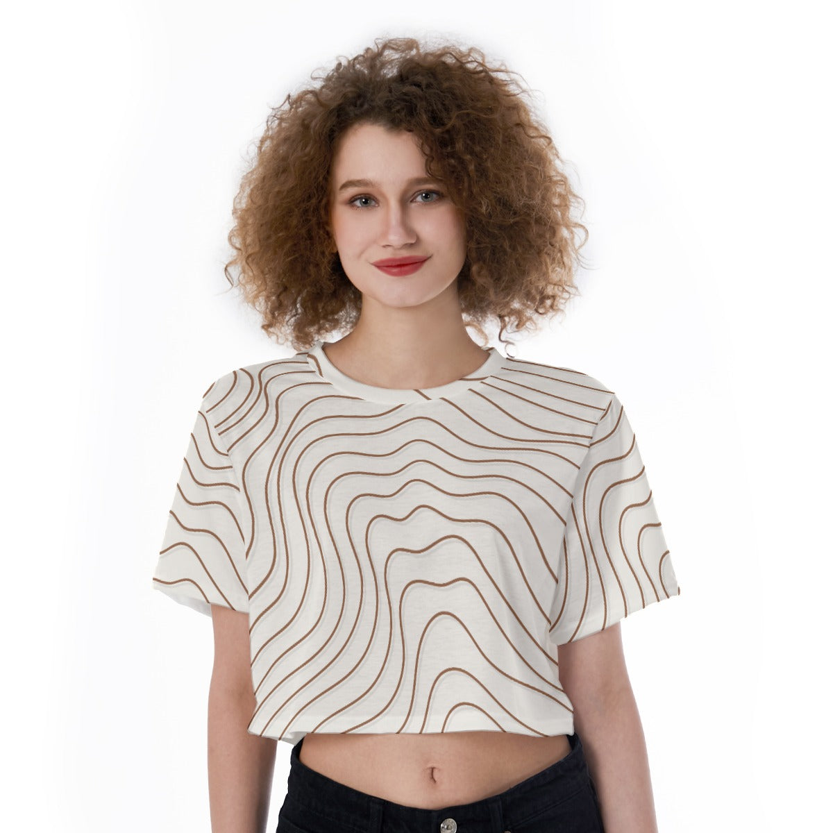 Sands of Line - Cropped T-Shirt
