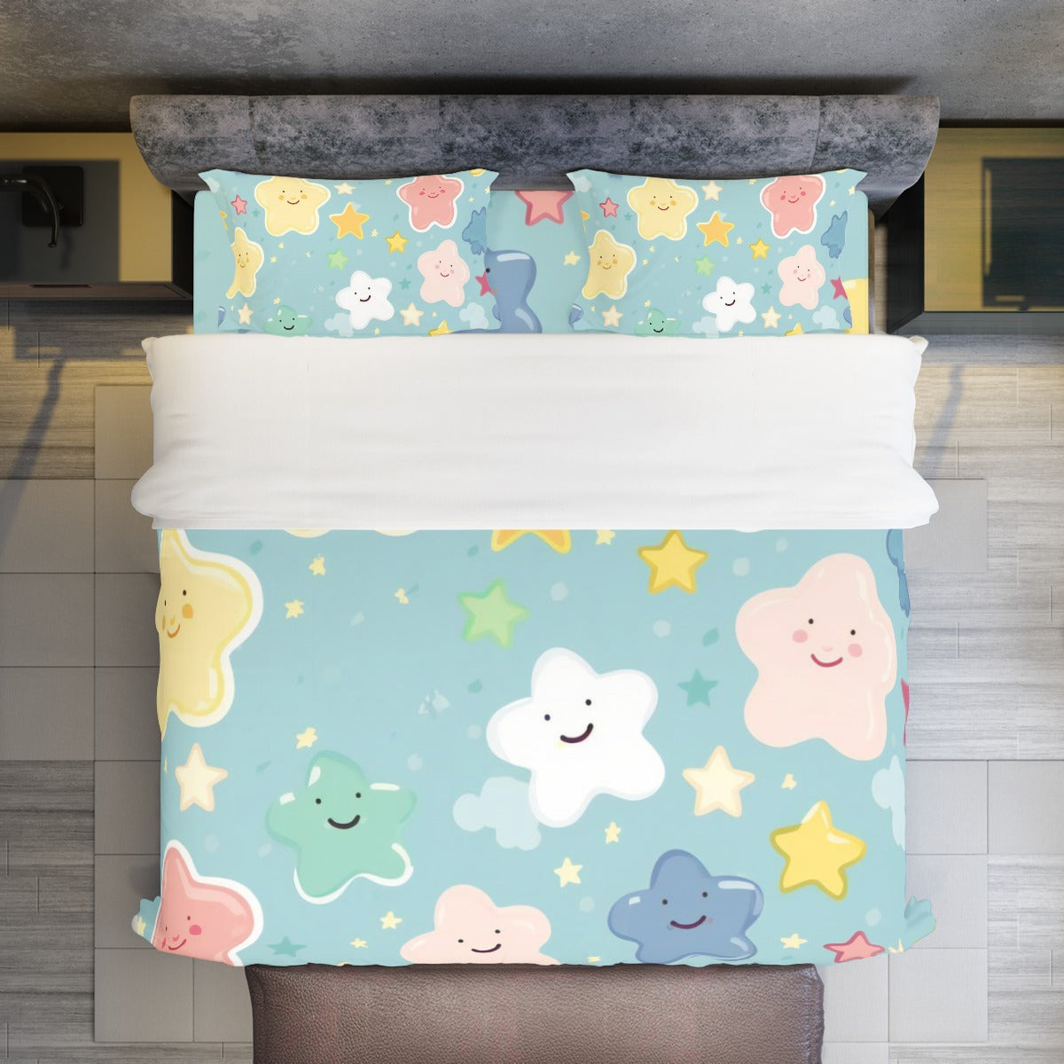 Starry Night - Four-piece Duvet Cover Set