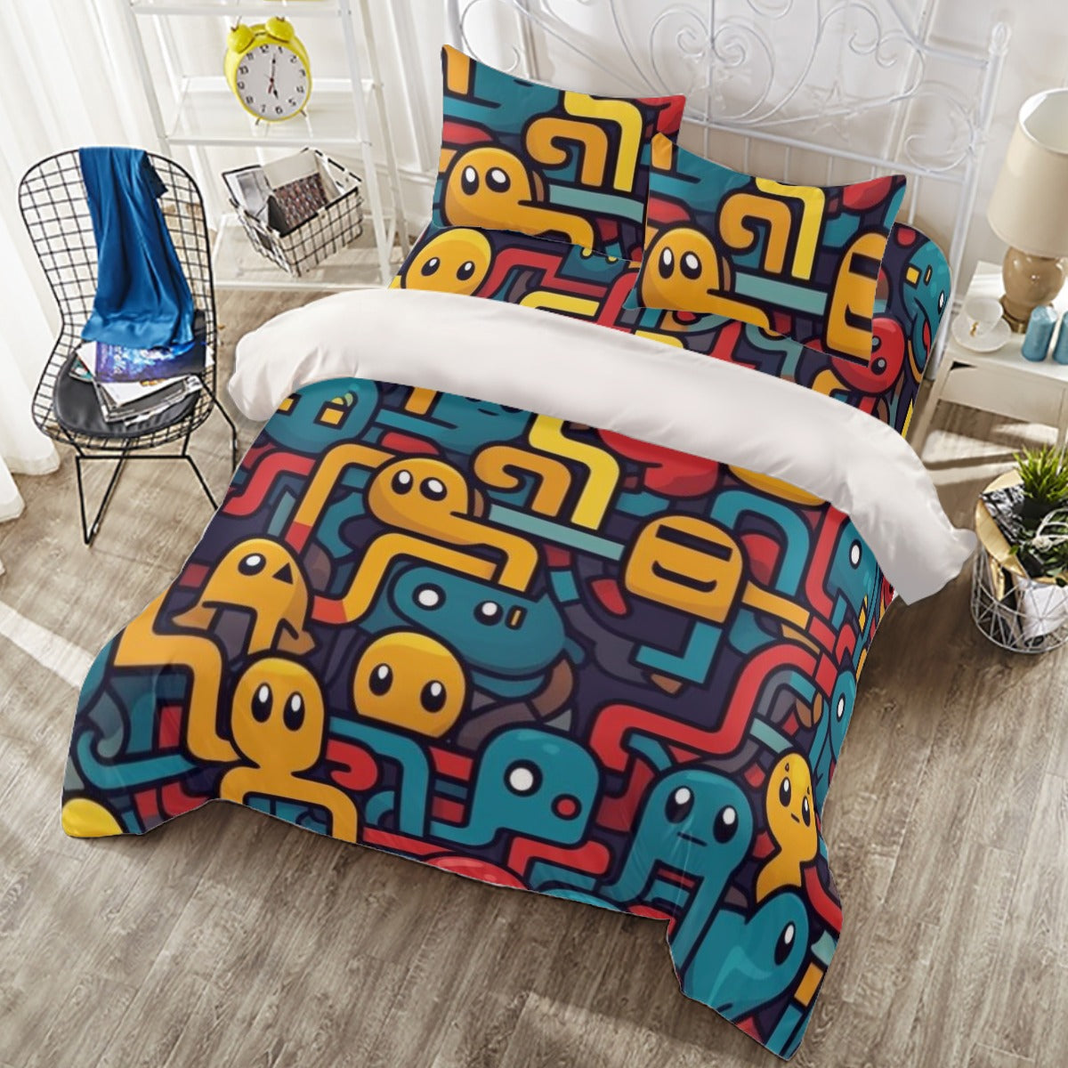 Pipes - Four-piece Duvet Cover Set