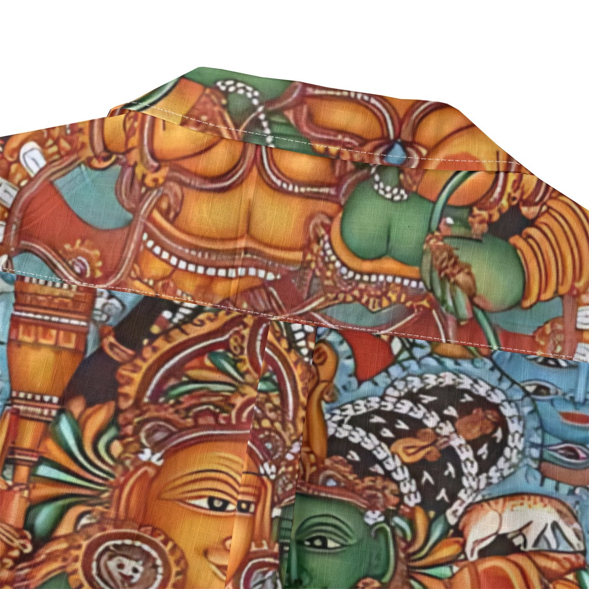 Shiva Parvathi - Kerala Mural Print Shirt - 100% Cotton