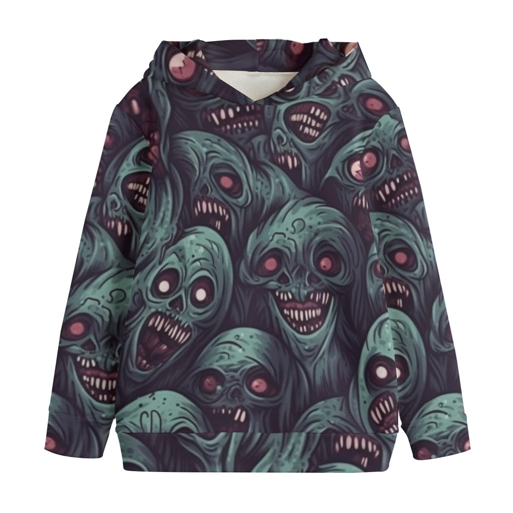 Ghost VIII - Kid's Heavyweight Pullover Hoodie
