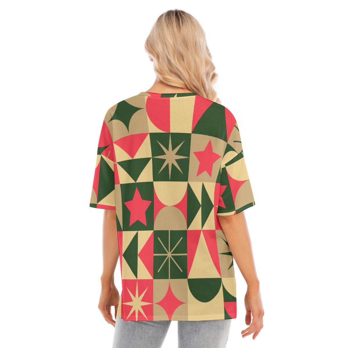 Puzzlemus -Women's Short Sleeves T-shirt With Hem Split