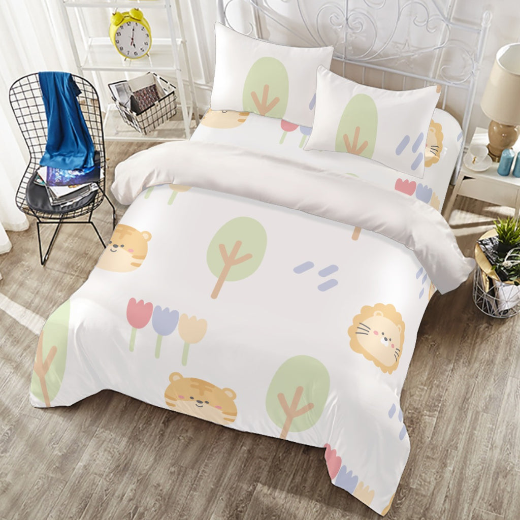 Wildlife I - Four-piece Duvet Cover Set