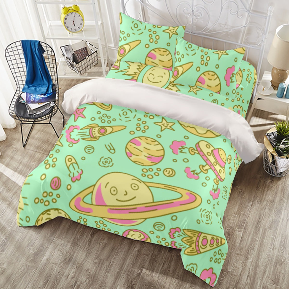 Planet B - Four-piece Duvet Cover Set