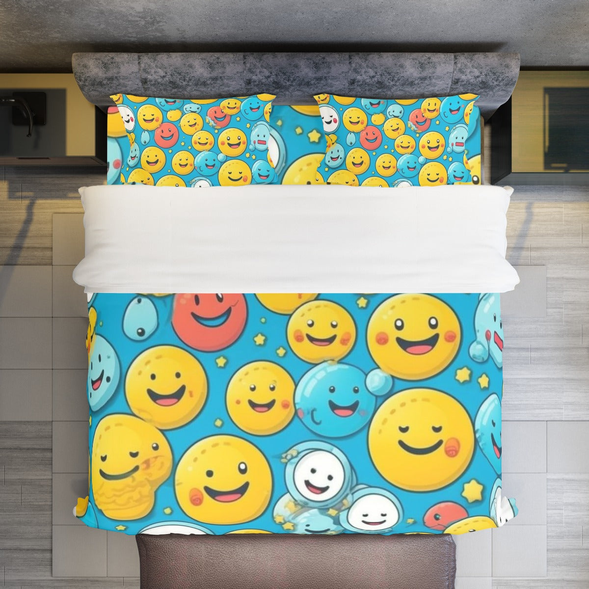 Smiley - Four-piece Duvet Cover Set