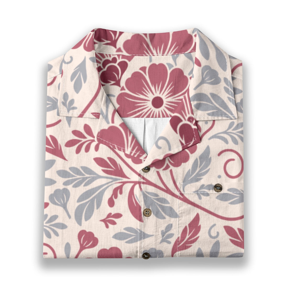 Retro Indian Print XVII - Designer Shirt - 100% Cotton