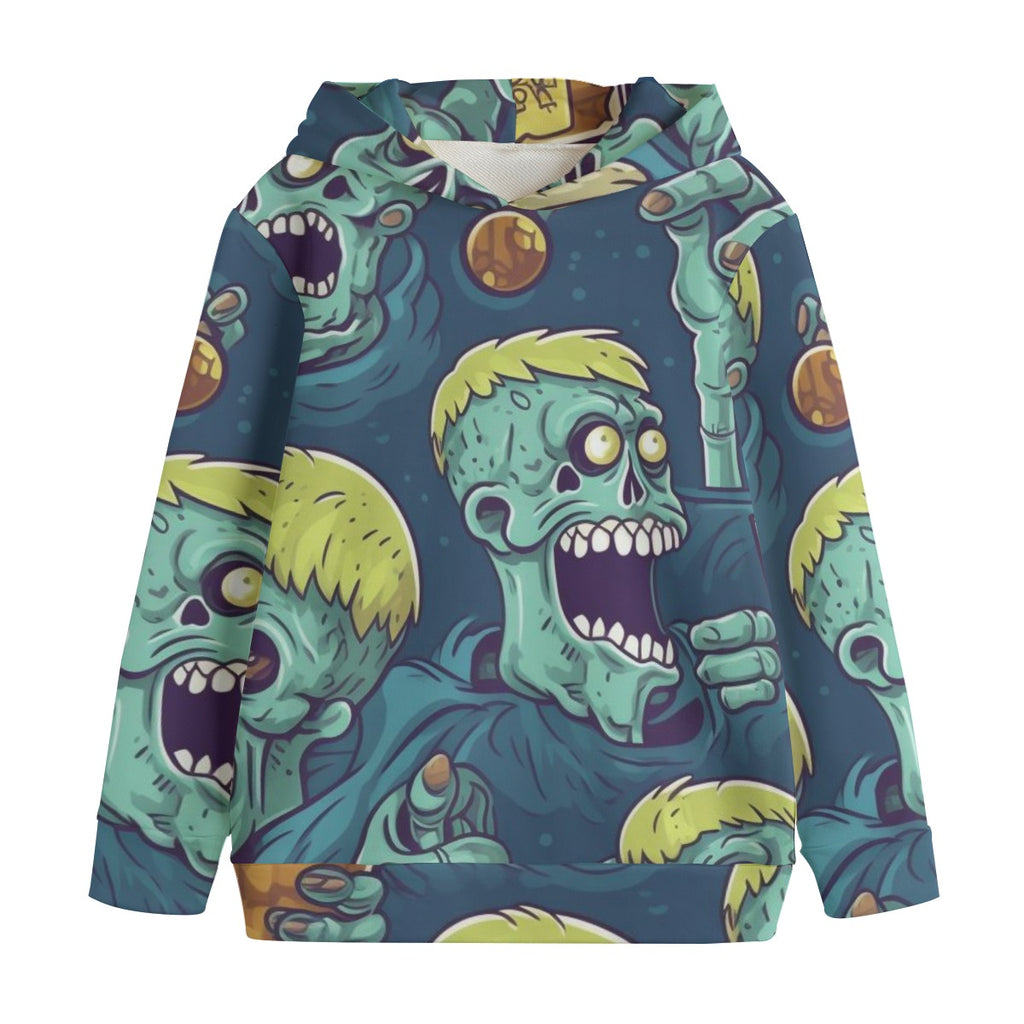 Zombie XVII - Kid's Heavyweight Pullover Hoodie