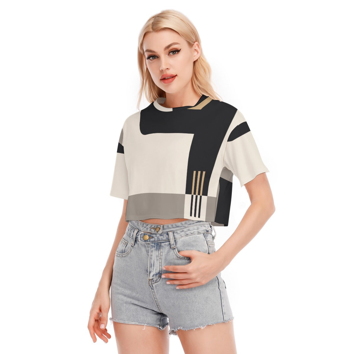 Radiant Axis - Women's Cropped T-shirt -     100 % Cotton