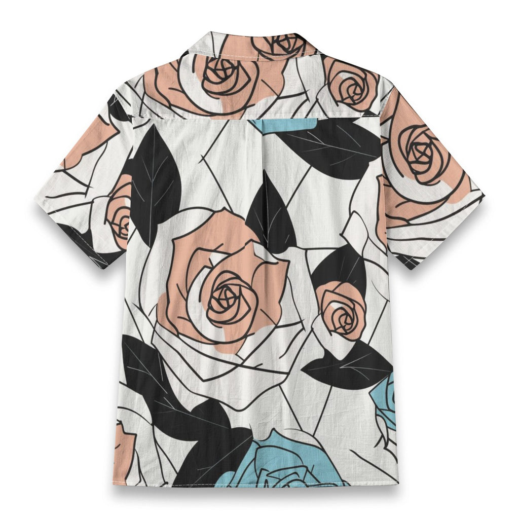 Rose V - Designer Shirt - 100% Cotton