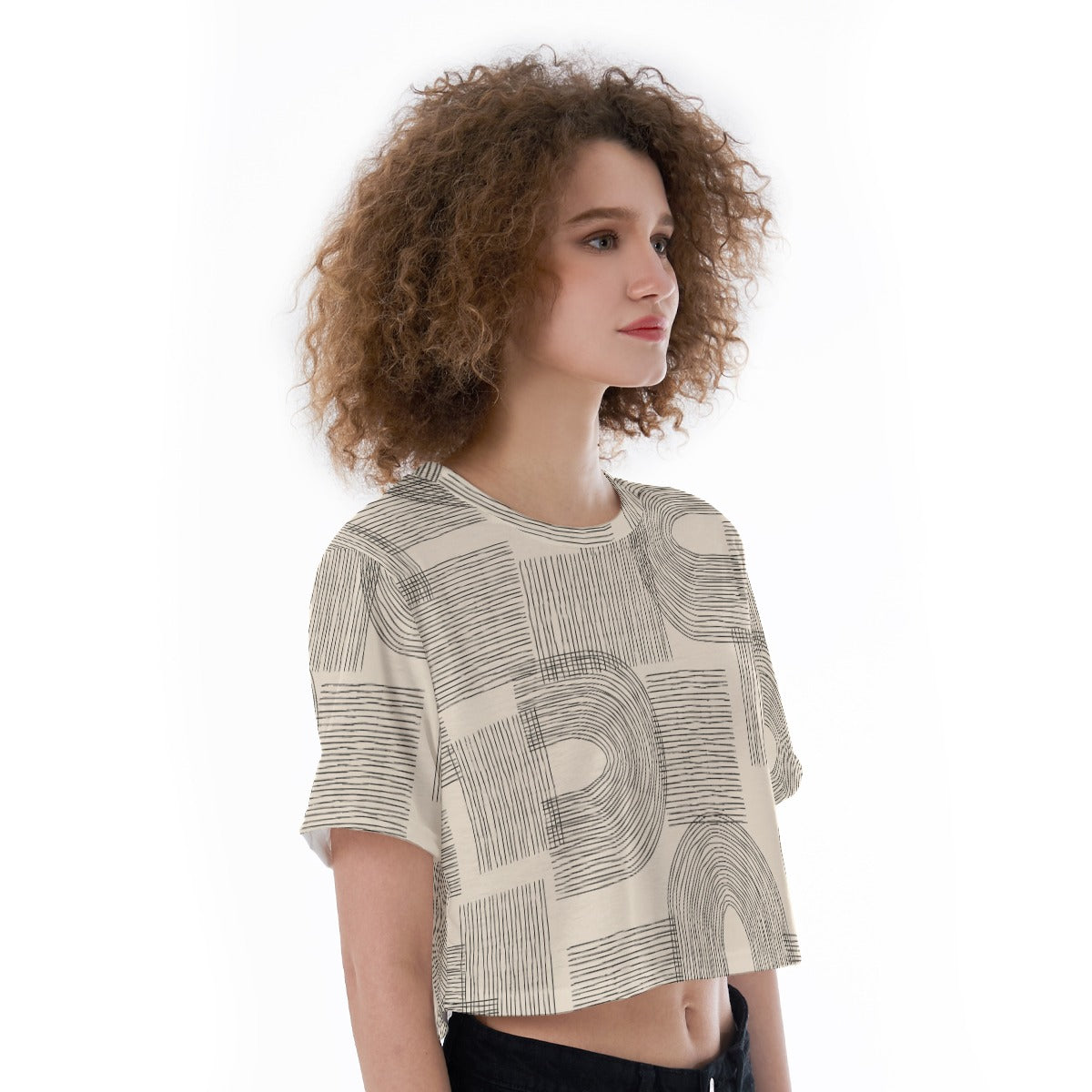 Structured Muse - Cropped T-Shirt