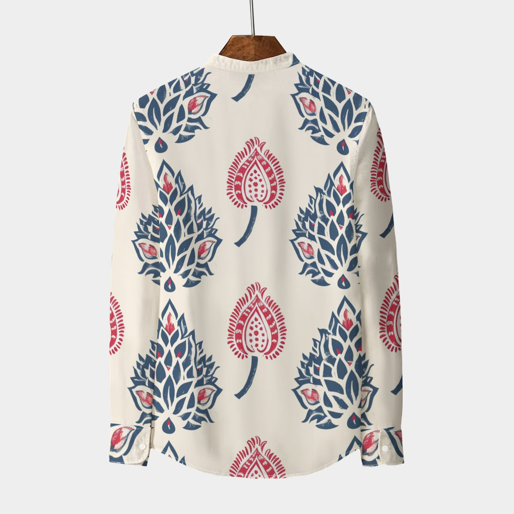 Retro Indian Print XXIII- Designer Shirt