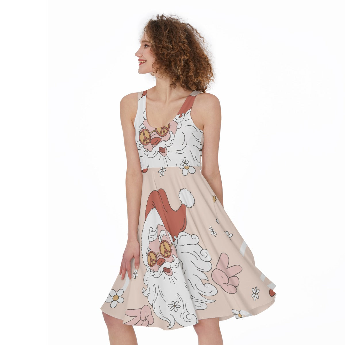 Sweet Santa -  Women's Sleeveless Dress