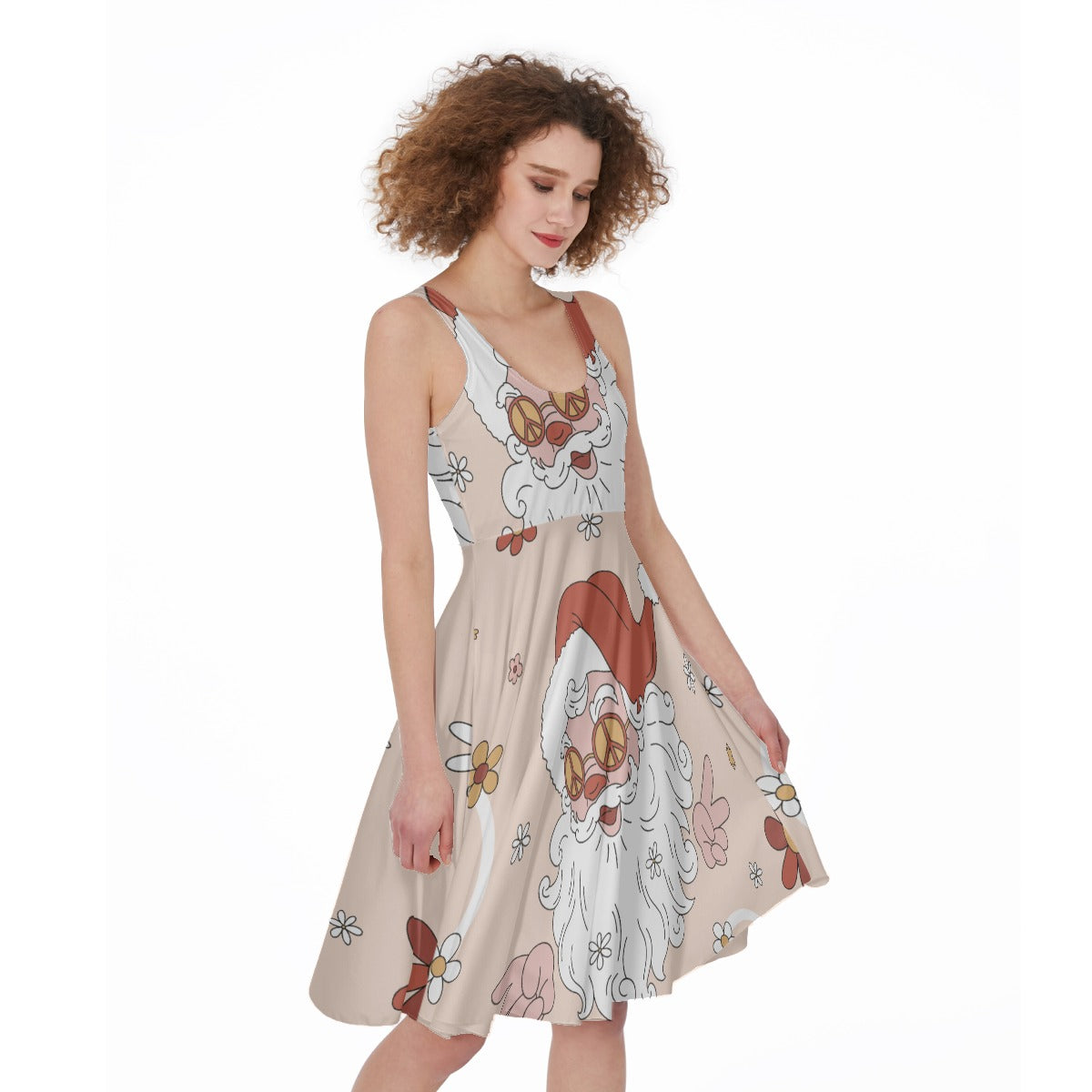 Sweet Santa -  Women's Sleeveless Dress