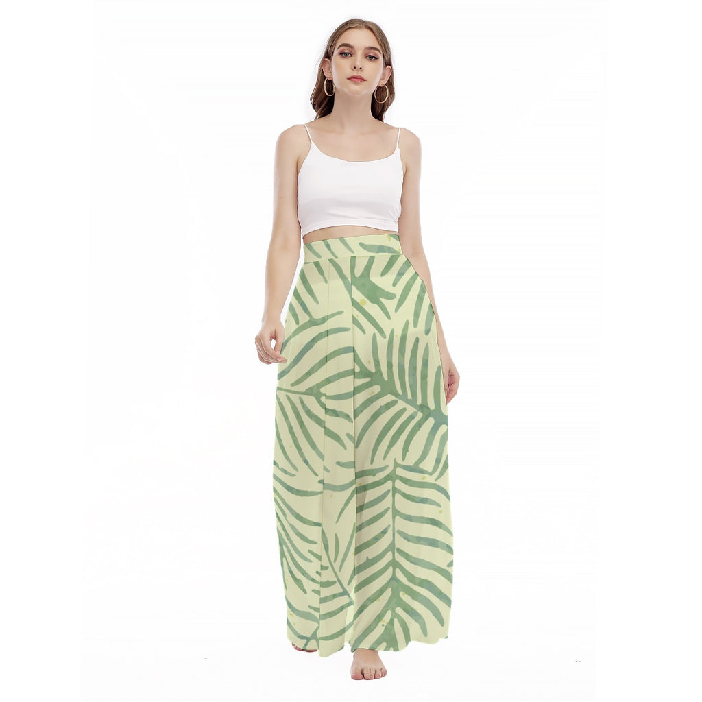 Fern - Women's High Waist Wide Leg Trousers