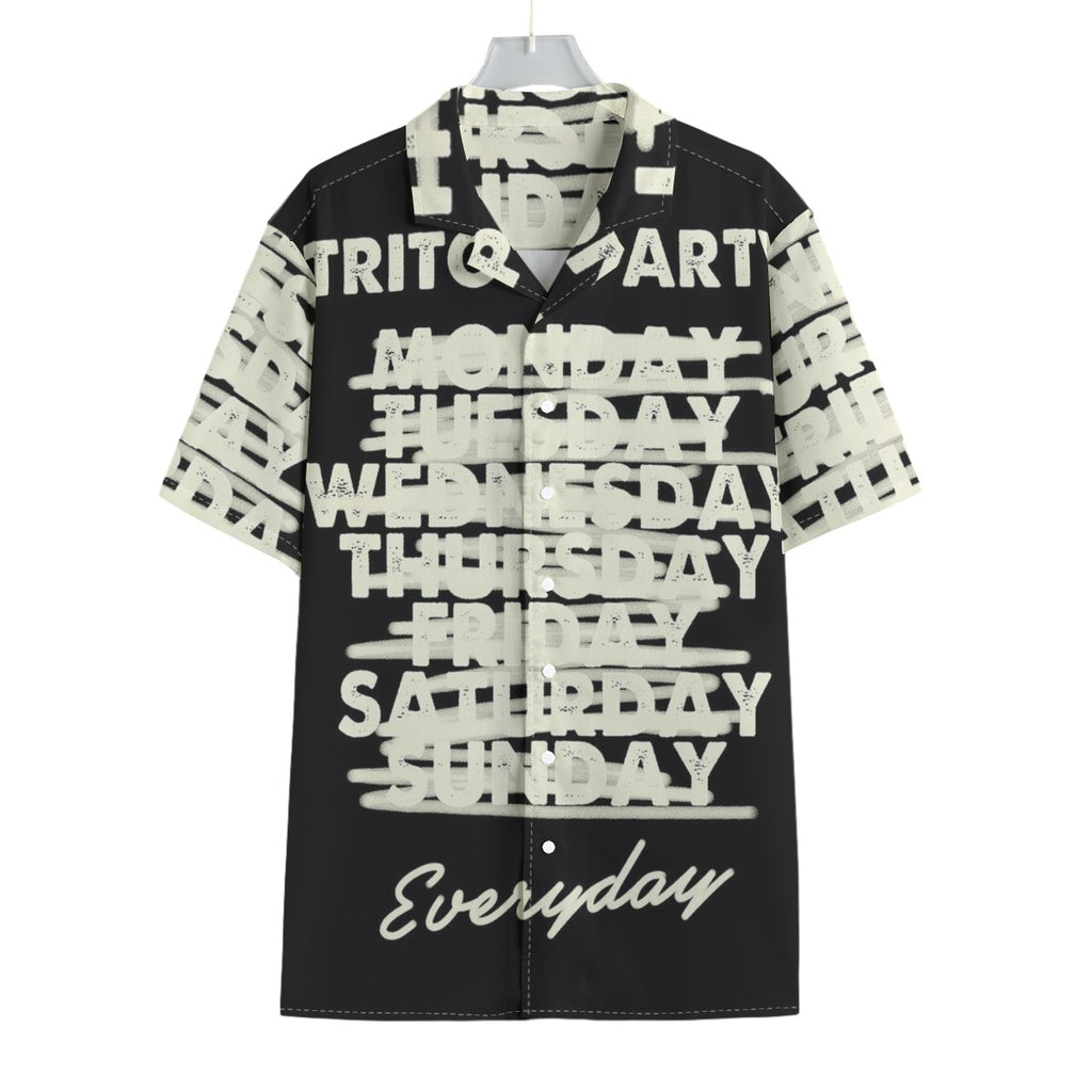 Triton Party - Men's Textured Clubwear Shirt