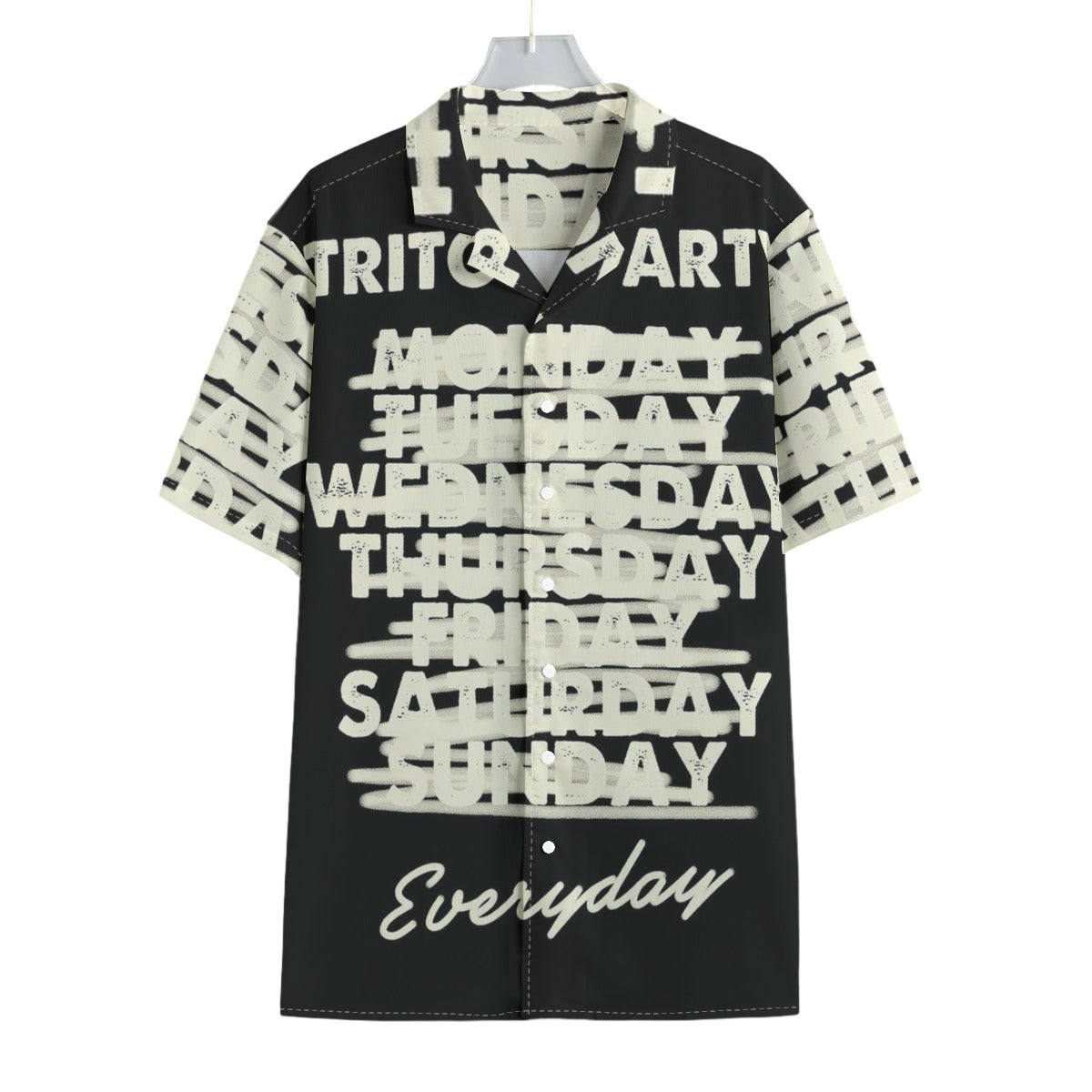 Triton Party - Men's Textured Clubwear Shirt