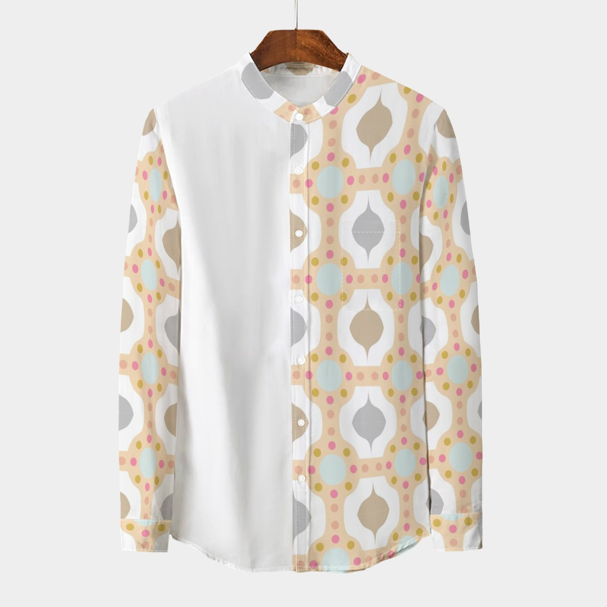 Retro Indian Print XXXI- Designer Shirt