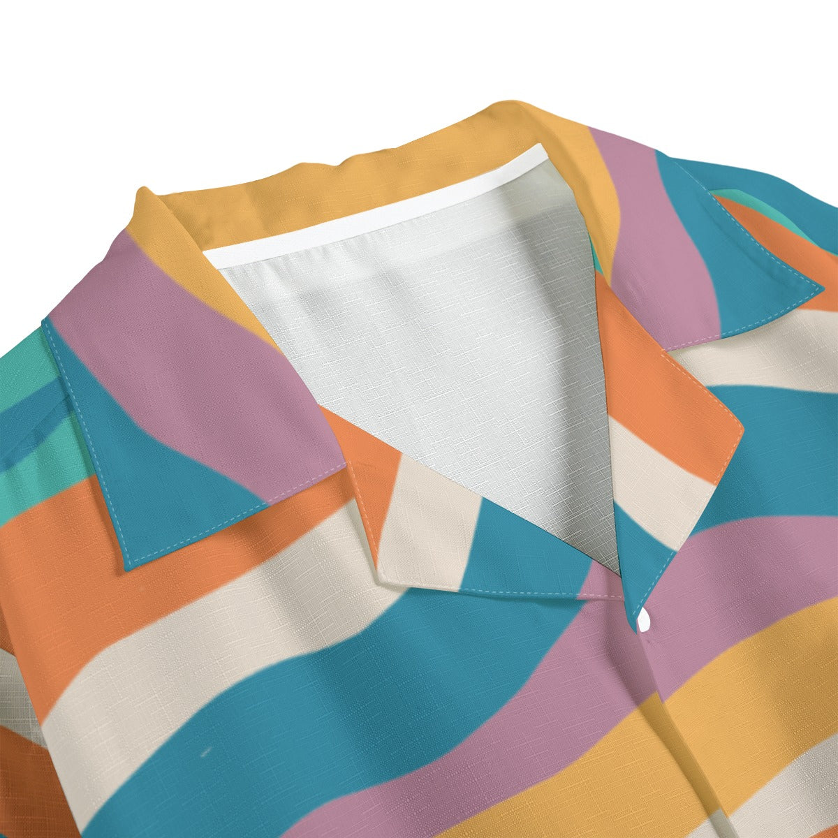 Rainbow Now -  Men's Faux Linen Hawaiian Shirt