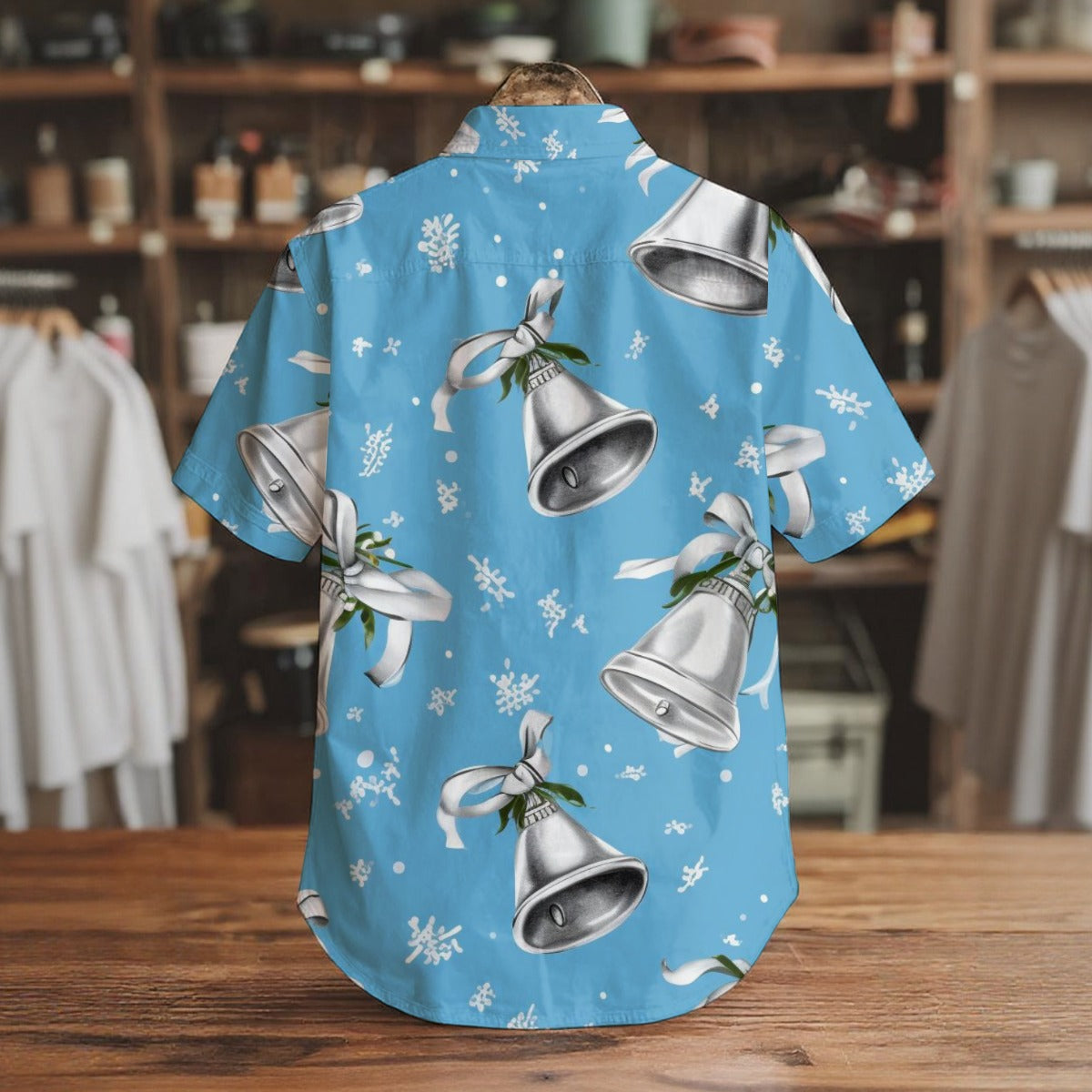 Jingle Bells - Men's Short Sleeve Shirt With Pockets