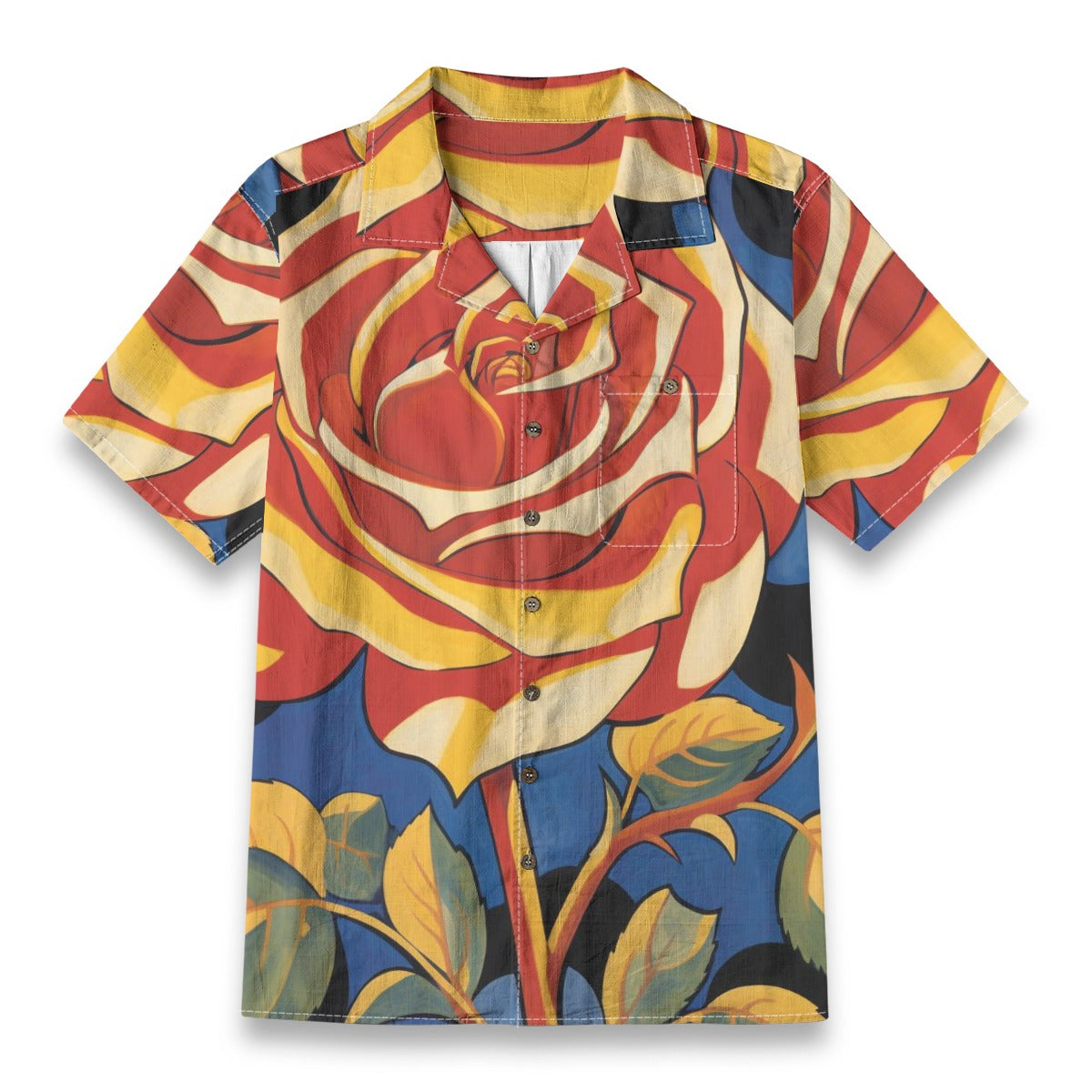 Rose IX - Designer Shirt - 100% Cotton