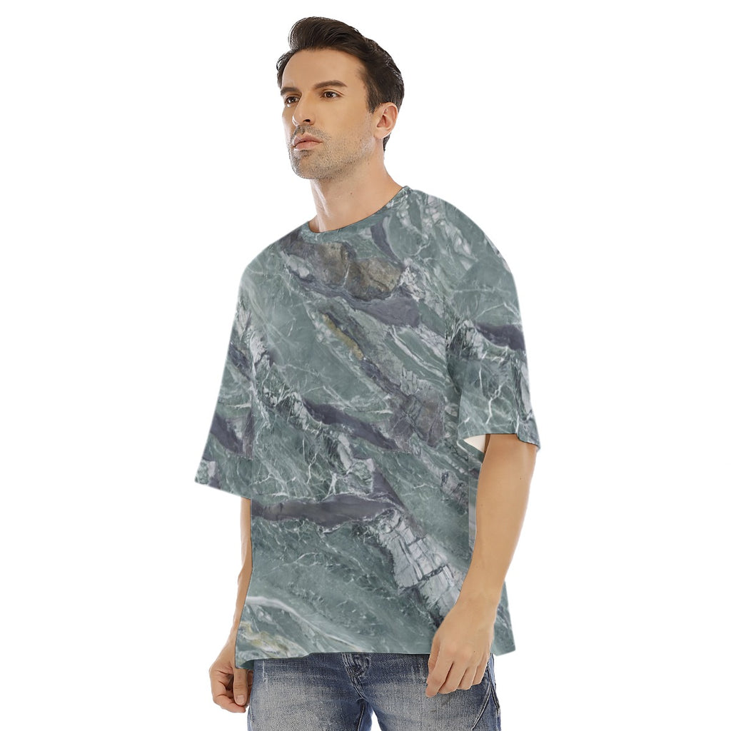 Green Granite - Men's Drop Shoulder T-shirt