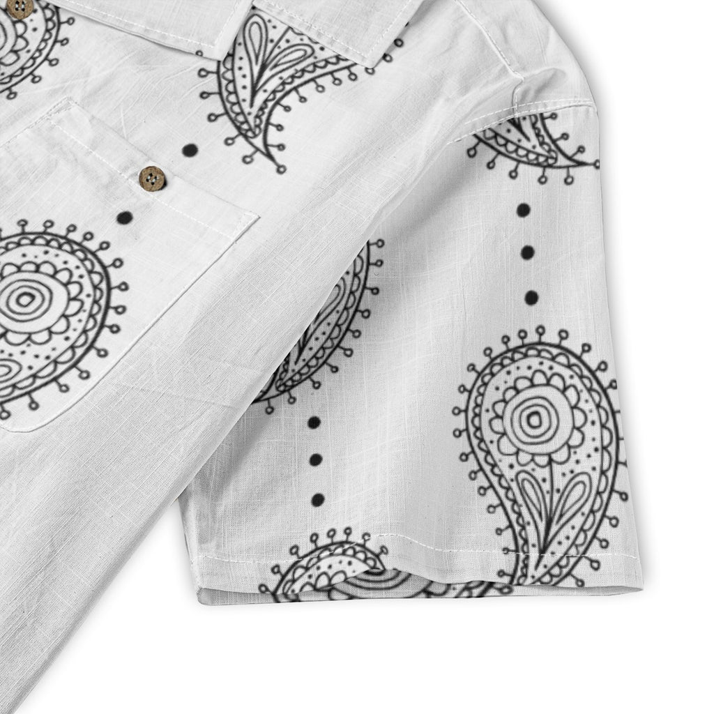 Retro Indian Print XIII - Designer Shirt - 100% Cotton