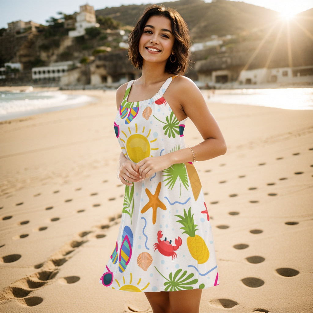 Shoreline Savage - Women's Sleeveless Cami Dress