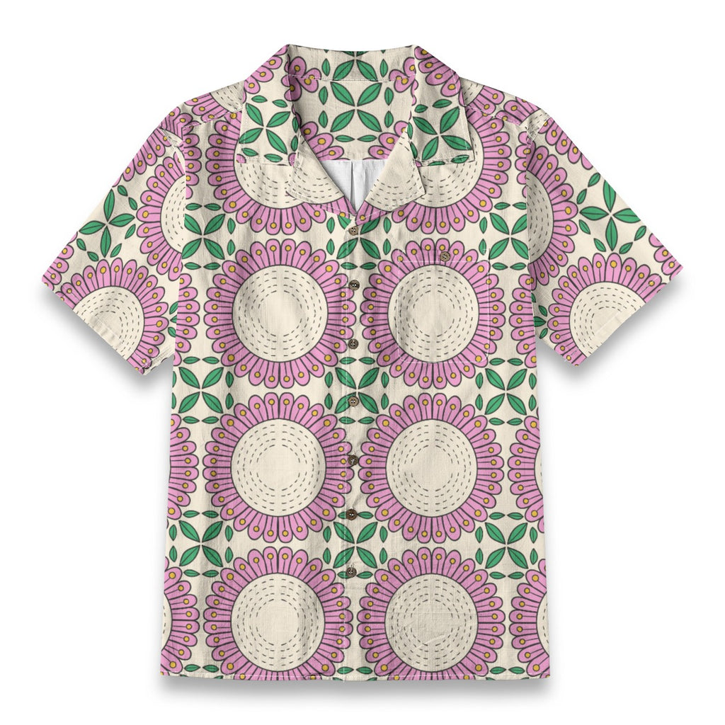 Retro Indian Print XV - Designer Shirt - 100% Cotton