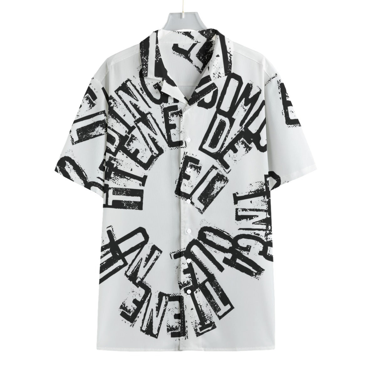 Verbal Spiral - Men's Textured Clubwear Shirt