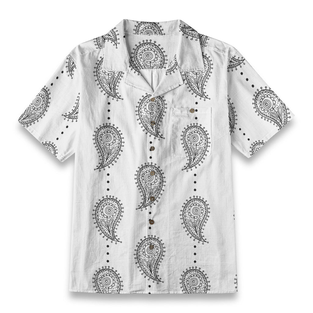 Retro Indian Print XIII - Designer Shirt - 100% Cotton