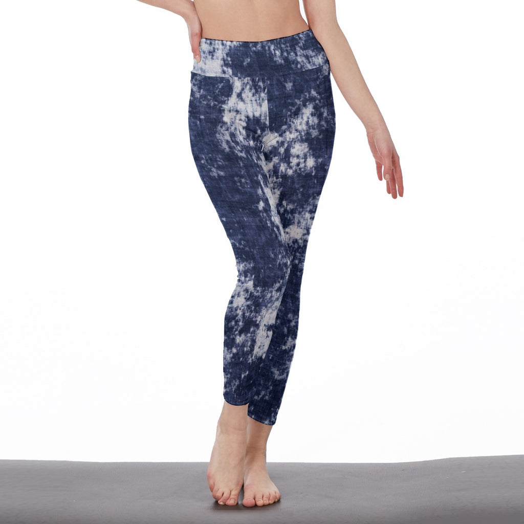 Women's High Waist Leggings | Side Stitch Closure