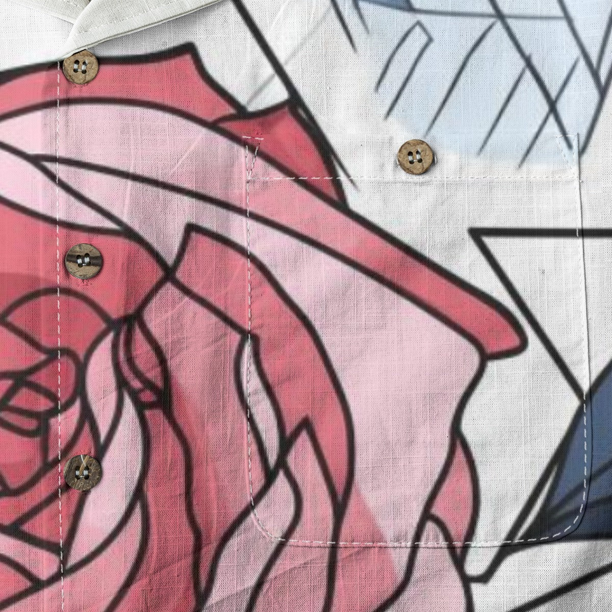 Rose VI - Designer Shirt - 100% Cotton